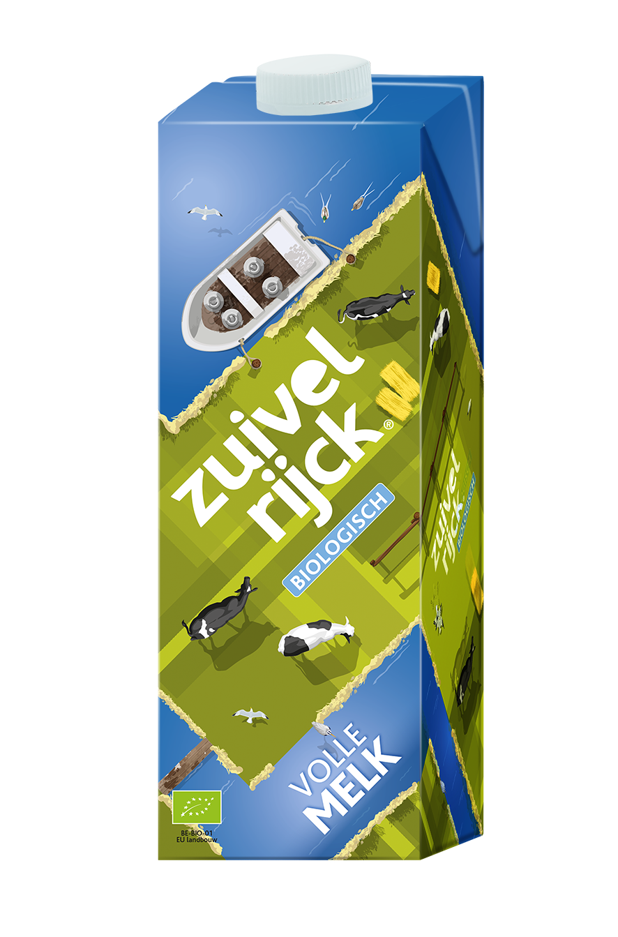 Zuivelrijck biologische volle melk 1 liter