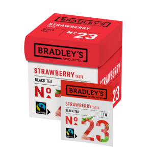 Bradleys Favourites Thee NO. 23 Black Tea Strawberry fairtrade