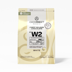 Callebaut W2 wit callets – 2,5 KG